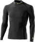 Skins Thermal Long Sleeve Top met Mock Neck Heren Zwart