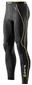 Skins A200 Long Tights Heren Zwart/Geel