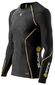 Skins A200 Top Long Sleeve Heren Zwart/Geel