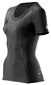 Skins A200 Top Short Sleeve Dames Zwart
