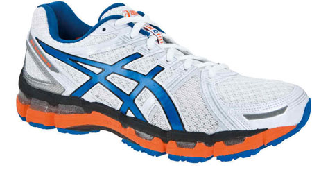 ASICS Gel-Kayano 19 Blauw/Oranje Heren Hardloopschoen