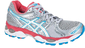 ASICS Gel-Nimbus 14 Zilver/Roze Dames Hardloopschoen