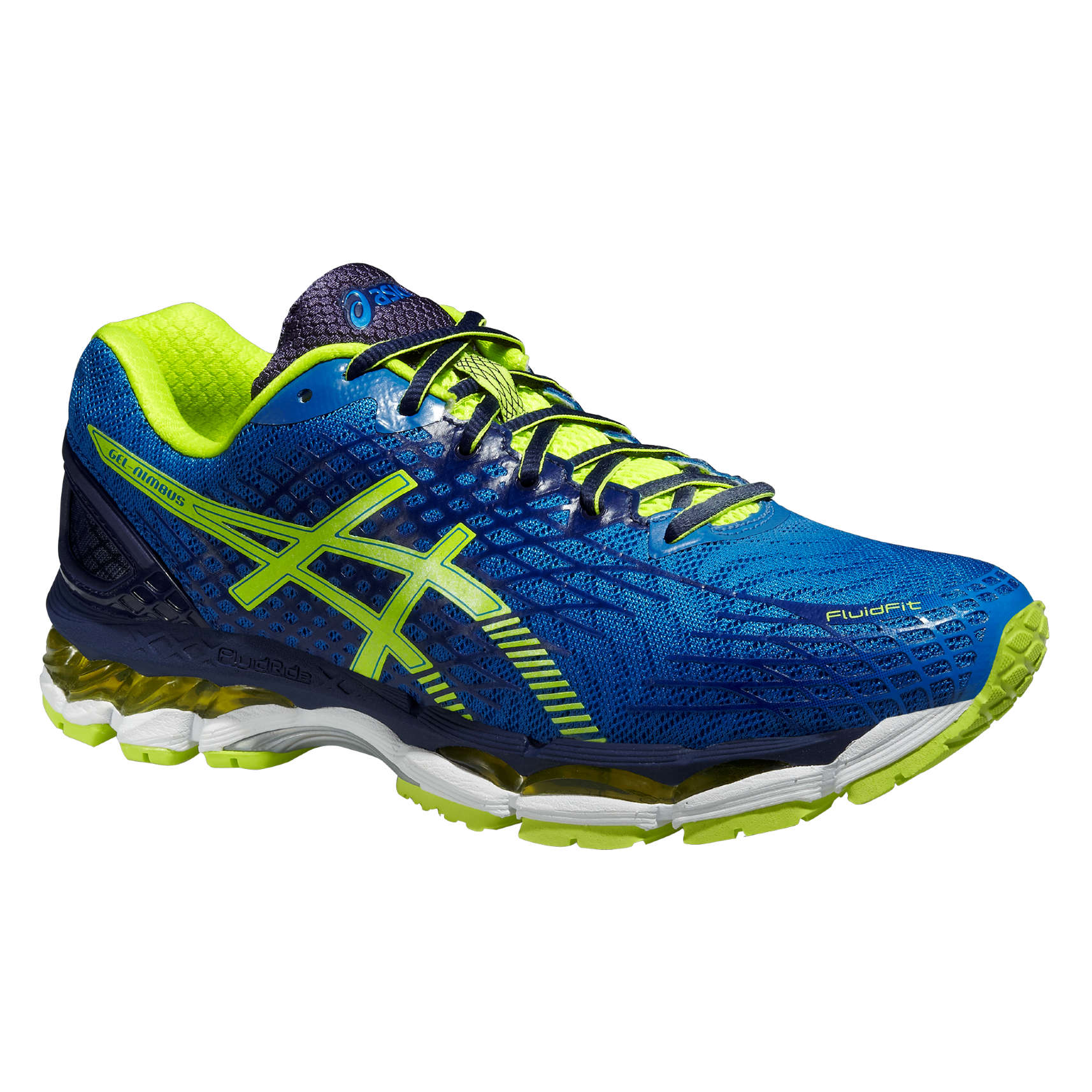 ASICS Gel Nimbus 17 Hardloopschoenen Blauw/Groen Heren - Main Image