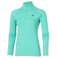 ASICS Hardloopshirt Lange Mouwen Half Zip Mintgroen Dames