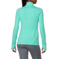 ASICS Hardloopshirt Lange Mouwen Half Zip Mintgroen Dames
