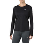 ASICS Silver Hardloopshirt Lange Mouwen Zwart Dames