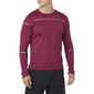 ASICS Lite-Show Hardloopshirt Lange Mouwen Rood Heren