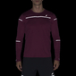 ASICS Lite-Show Hardloopshirt Lange Mouwen Rood Heren