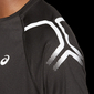 ASICS Icon Hardloopshirt Korte Mouwen Heren Zwart/Grijs