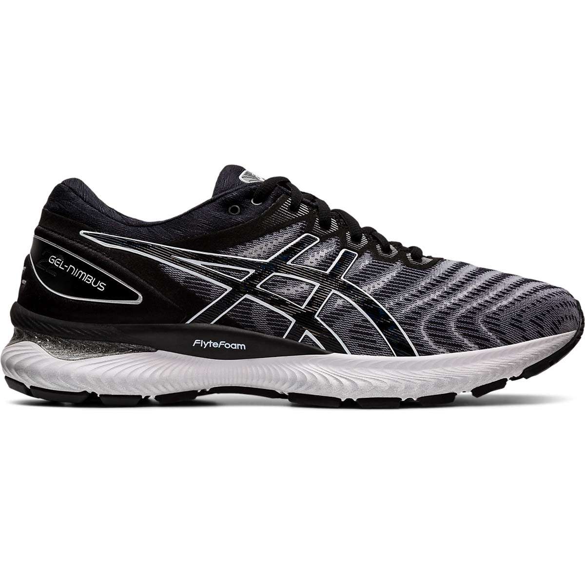 ASICS Gel Nimbus 22 Hardloopschoenen Zwart/Wit/Grijs Heren