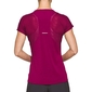 ASICS V-Neck Hardloopshirt Korte Mouwen Bordeaux Rood Dames