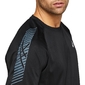 ASICS Icon Hardloopshirt Korte Mouwen Zwart/Grijs Heren 