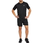 ASICS Icon Hardloopshirt Korte Mouwen Zwart/Grijs Heren 