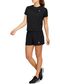 ASICS Icon Hardloopshirt Korte Mouwen Zwart/Grijs Dames