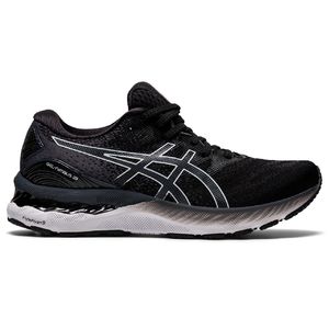 ASICS Gel Nimbus 23 Hardloopschoenen Zwart/Wit Dames