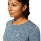ASICS Race Seamless Hardloopshirt Lange Mouwen Blauw/Grijs Dames