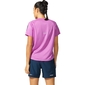 ASICS Icon Hardloopshirt Korte Mouwen Paars/Zwart Dames