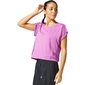 ASICS SMSB Run Hardloopshirt Korte Mouwen Paars Dames
