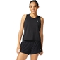 ASICS SMSB Run Hardloopshirt Zonder Mouwen Zwart Dames