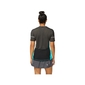 ASICS Fujitrail Hardloopshirt Korte Mouwen Blauw/Bruin Dames
