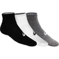 ASICS 3PPK Quarter Hardloopsokken 3 Pack Zwart/Grijs/Wit