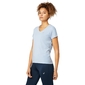 ASICS V-Neck Hardloopshirt Korte Mouwen Lichtblauw Dames — afbeelding 2