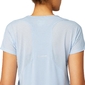 ASICS V-Neck Hardloopshirt Korte Mouwen Lichtblauw Dames — afbeelding 5