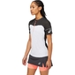 ASICS Fujitrail Hardloopshirt Korte Mouwen Wit/Zwart Dames