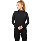 ASICS Core 1/2 Zip Hardloopshirt Lange Mouwen Zwart Dames