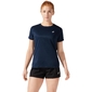 ASICS Core Hardloopshirt Korte Mouwen Donkerblauw Dames — afbeelding 1
