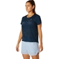 ASICS Ventilate Hardloopshirt Korte Mouwen Donkerblauw Dames
