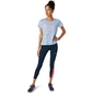 ASICS Ventilate Hardloopshirt Korte Mouwen Lichtblauw Dames