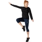 ASICS Core Hardloopshirt Lange Mouwen Zwart/Zilver Dames