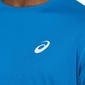 ASICS Core Hardloopshirt Korte Mouwen Blauw/Zilver Heren