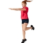ASICS Core Hardloopshirt Korte Mouwen Roze/Zilver Dames