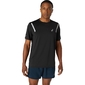 ASICS Lite Show Hardloopshirt Korte Mouwen Zwart Heren