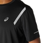 ASICS Lite Show Hardloopshirt Korte Mouwen Zwart Heren