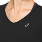 ASICS V-Neck Hardloopshirt Korte Mouwen Zwart Dames