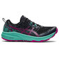 ASICS Fuji Lite 2 Trail Hardloopschoenen Zwart/Groen/paars Dames