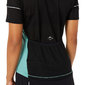 ASICS Fujitrail Hardloopshirt Korte Mouwen Blauw/Zwart Dames