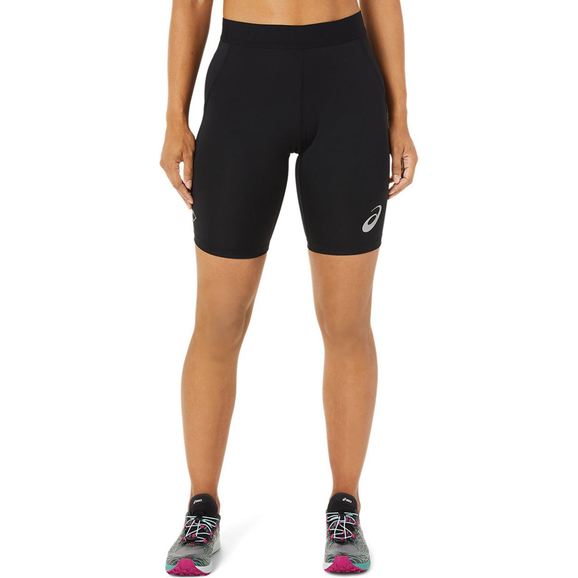 ASICS Fujitrail Sprinter Hardloopbroek Kort Zwart Dames