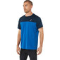 ASICS Race Hardloopshirt Korte Mouwen Blauw/Zwart Heren