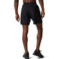 ASICS Core 2-in-1 7 Inch Hardloopbroek Kort Zwart Heren