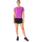 ASICS Icon Hardloopshirt Korte Mouwen Paars Dames