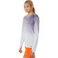 ASICS Seamless Hardloopshirt Lange Mouwen Paars/Grijs Dames