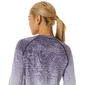 ASICS Seamless Hardloopshirt Lange Mouwen Paars/Grijs Dames