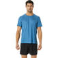 ASICS Ventilate Actibreeze Hardloopshirt Korte Mouwen Blauw Heren