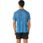 ASICS Ventilate Actibreeze Hardloopshirt Korte Mouwen Blauw Heren