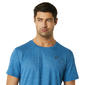 ASICS Ventilate Actibreeze Hardloopshirt Korte Mouwen Blauw Heren