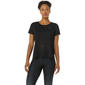 ASICS Ventilate Actibreeze Hardloopshirt Korte Mouwen Zwart Dames